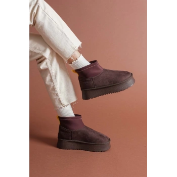 Cuen Kahverengi Süet Bot