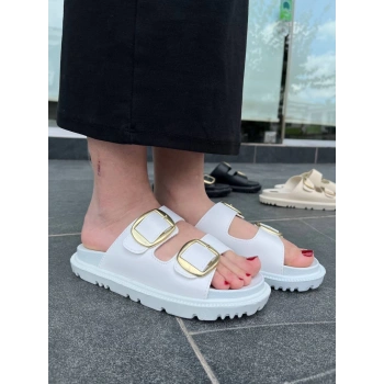 KBTX-1 Kuback Beyaz Günlük Kadın Terlik