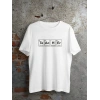 24 Kasım Kimya Öğretmeni Hediyesi Baskılı Bisiklet Yaka T-shirt - Beyaz