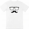 Babalar Günü Hediye Baba Temalı Baskılı Oversize Bisiklet Yaka T-shirt - Beyaz