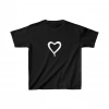 Çocuk Kız Baskılı T-Shirt - Siyah