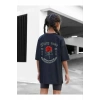 Çocuk Unisex Baskılı T-Shirt - Siyah