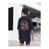 Çocuk Unisex Baskılı T-Shirt - Siyah