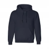 Erkek 3 İplik Pamuklu Kapüşonlu Cepli Oversize Hoodie Sweatshirt - Lacivert