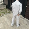 Erkek Kadife Oversize Takım Gömlek Pantolon İkili Set - Gri