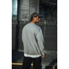 Erkek Kışlık Bisiklet Yaka 3 İplik Basic SweatShirt - Gri
