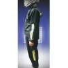 Erkek Motorcu Kurye Su Geçirmez Yağmurluk Takım - Siyah
