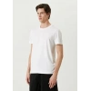 ERKEK  Tişört Basic Bisiklet Yaka Regular Kısa kol T-Shirt - Beyaz