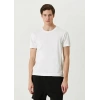 ERKEK  Tişört Basic Bisiklet Yaka Regular Kısa kol T-Shirt - Beyaz