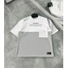 ERKEK Tişört Torba Cepli Parçalı Kısa Kol T-Shirt - Gri