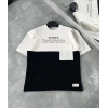 ERKEK Tişört Torba Cepli Parçalı Kısa Kol T-Shirt - iyah