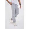 Erkek Üç İplik Basic Eşofman Pantolon - Gri