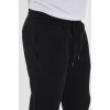 Erkek Üç İplik Basic Eşofman Pantolon - Siyah