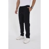 Erkek Üç İplik Basic Eşofman Pantolon - Siyah