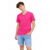 Genç Erkek Çocuk V Yaka Tişört Model - Pembe
