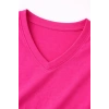 Genç Kız Çocuk V Yaka Tişört Model - Pembe