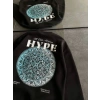 Kadın 3 İplik Pamuklu Bisiklet Yaka Baskılı SweatShirt - Siyah
