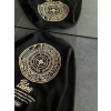 Kadın 3 iplik Pamuklu Bisiklet Yaka Baskılı SweatShirt - Siyah