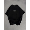 Kadın Baskılı kısa kol Oversize T-Shirt - Siyah