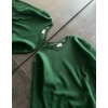 Kadın Kışlık Bisiklet Yaka Üç İplik Basic SweatShirt - Haki