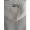 Kadın Oversize Kapüşonlu Cepli Baskılı 3 İplik Pamuklu Hoodie Sweatshirt - Beyaz