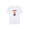 Kız Labubu Çocuk Baskılı T-Shirt - Beyaz