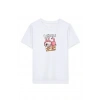 Kız Labubu Çocuk Baskılı T-Shirt - Beyaz