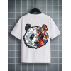 Unisex Çocuk Baskılı T-Shirt - Beyaz