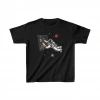 Unisex Çocuk Baskılı T-Shirt - Siyah
