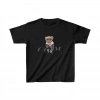 Unisex Çocuk Baskılı T-Shirt - Siyah
