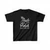 Unisex Çocuk Baskılı T-Shirt - Siyah