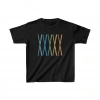 Unisex Çocuk Baskılı T-Shirt - Siyah