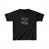 Unisex Çocuk Baskılı T-Shirt - Siyah
