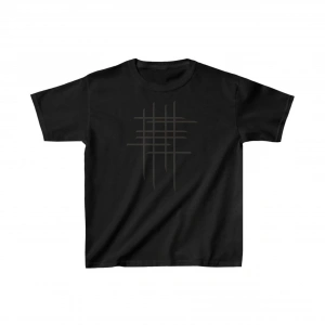 Çocuk Unisex Baskılı T-Shirt - Siyah