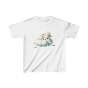 Unisex Çocuk Baskılı T-Shirt - Beyaz