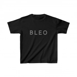 Unisex Çocuk Baskılı T-Shirt - Siyah