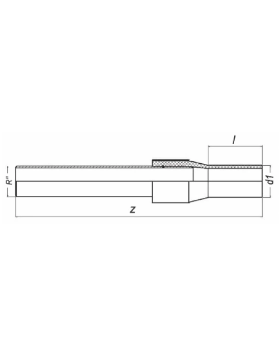 PE-Çelik Geçiş Adaptörü-Kaynak Ağızlı