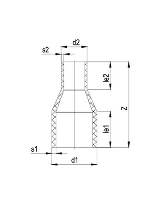 Redüksiyon Spigot, Enjeksiyon PN10