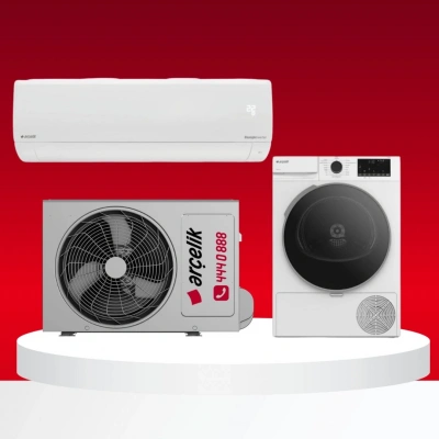 Arçelik 18325 A++ Ekolojik 18000 Btu/H Ev Tipi Klima + 901 KMX 9KG Kurutma Makinesi