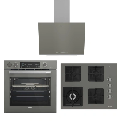 Arçelik Gri Ultra Plus Ankastre Set