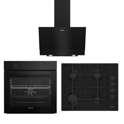 Arçelik Klasik Siyah Fırsat Ankastre Çeyiz Seti