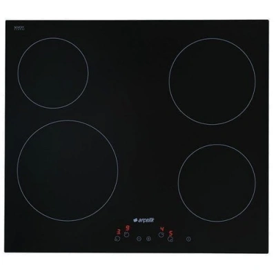 Arçelik Ov 643 T 4 Gözü Elektrikli Vitroseramik Siyah Cam Ankastre Ocak