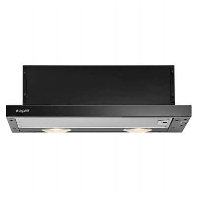 Arçelik P 183 S Siyah Cam Yüzeyli Sürgülü Aspiratör