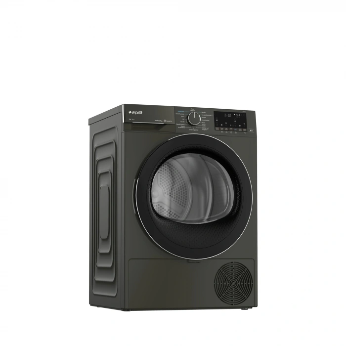 Arçelik 910 KMP IG A+++ Manhattan Grey Kurutma Makinesi