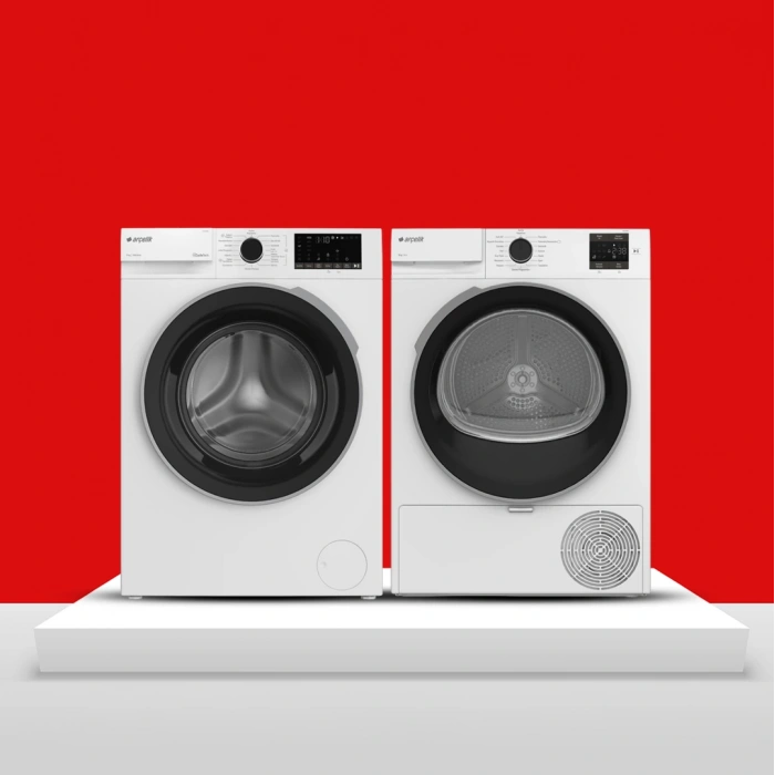 Arçelik Çamaşır & Kurutma Makinesi Paketi (9100 DMX - 801 KMX)