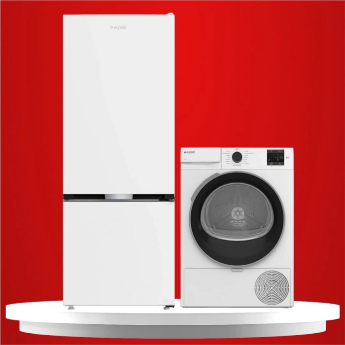 270475 MB No Frost Buzdolabı 475 LT + 801 KMX KURUTMA MAKİNESİ 8 KG