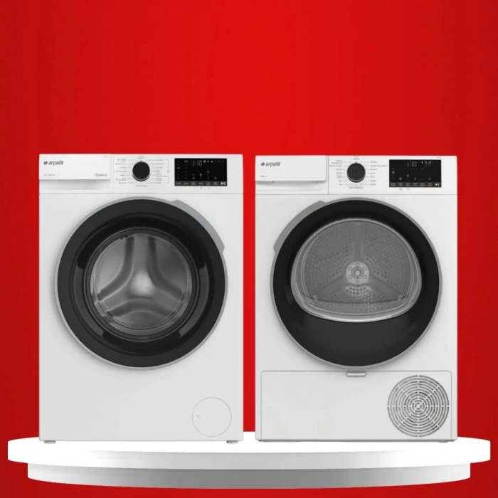 Arçelik Çamaşır & Kurutma Makinesi Paketi (9100DMX - 901 KMX) 9KG-9KG