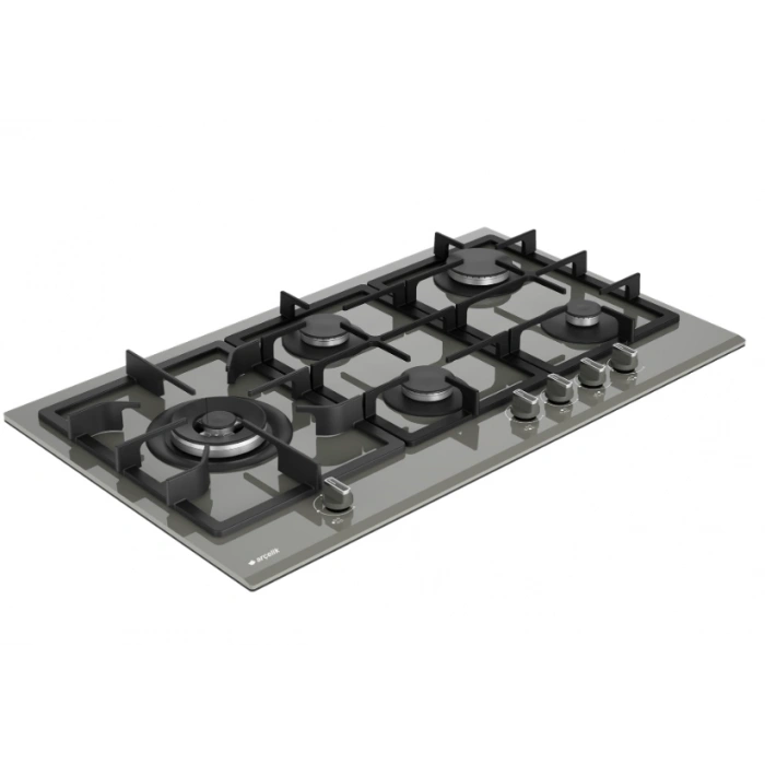 Arçelik OCD D 902 DWG Gri Cam Ankastre Ocak