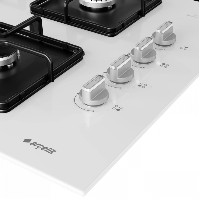 Arçelik OCD K 651 EWB Gazlı Cam Tablalı Ocak