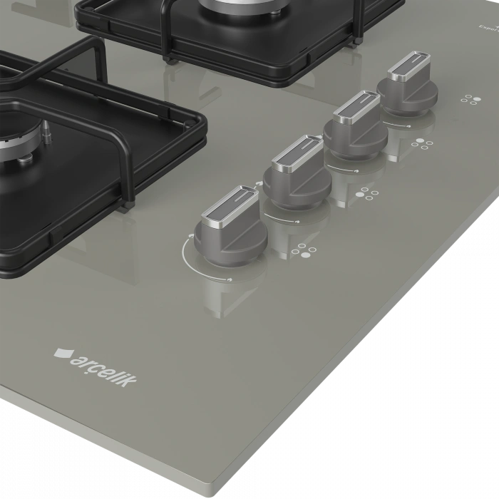 Arçelik OCD K 651 EWG Gazlı Cam Tablalı Ocak